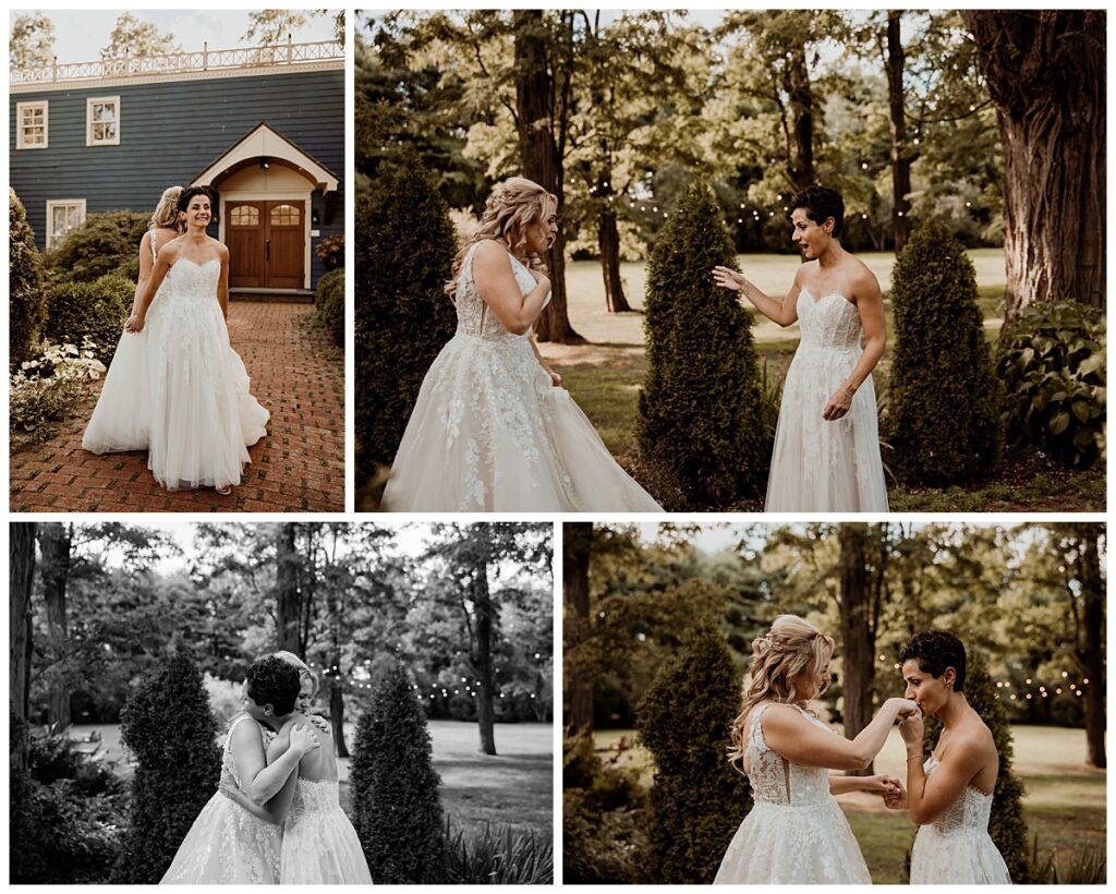 couple shares first look by Brea Warren Photo
